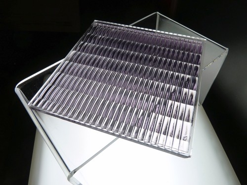 LRGantique radial GLASS PRISM tile window architectural salvage LUXFER stained