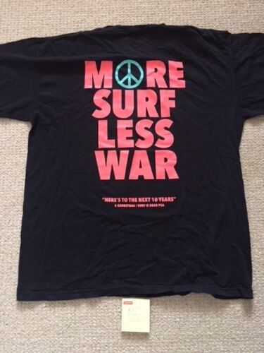 surf is dead x garb store 10 year anniversary t shirt brand new size medium 