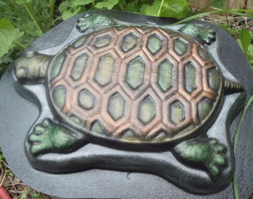 plastic turtle stepping stone mold  13" x 11" x 1.5" 080 abs mould 