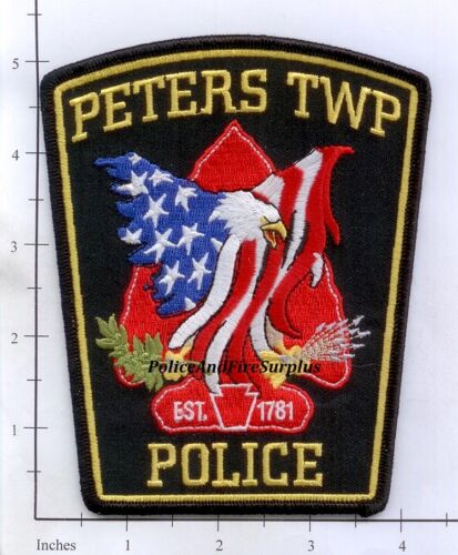 Pennsylvania Peters Township PA Police Dept Patch