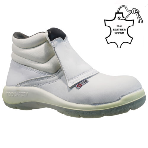 NEW LADIES WHITE STEEL TOE CAP SAFETY WORK HYGIENE FOOD MEDICAL SHOES BOOTS SIZE