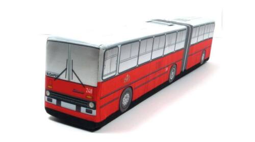 Ikarus busz 280 T Troli rot 61 cm Ungarischer Plüsch Ikarus 280 T 