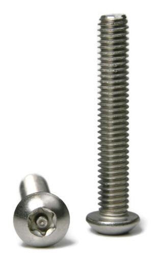 Stainless Steel Tamper Proof Security Button Head Screw 4//40 x 1//2 25//PCS