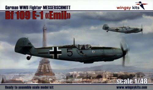 1//48 Model kit Wingsy kits D5-07 Messerschmitt Bf 109E-1 /"Emil/"