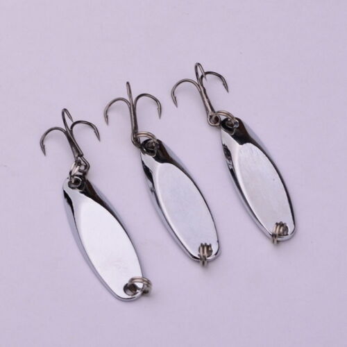 5pcs High Lot Minnow Fishing Lures Tackle Quality Metal Spoon Fishing Lures #HD3 