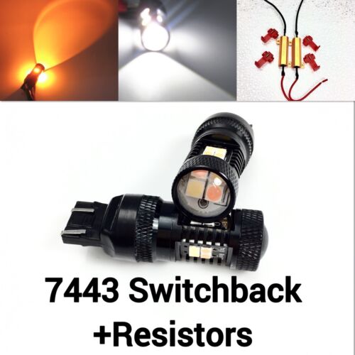 Front Signal T20 7443 7444 3030 Amber 3020 White Switchback LED K1 HAK