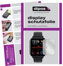 2x Schutzfolie für Huami Amazfit GTS klar Displayschutzfolie Display Schutz
