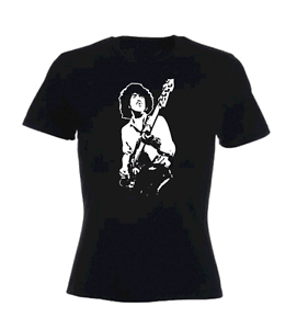 PHIL LYNOTT THIN LIZZY TRIBUTE LADIES ROCK T SHIRT