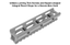 13 emplacements UTG Super Slim Picatinny Riser Mount 0.83/" Hauteur