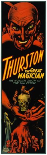 M71 Huge 17”x51” Vintage 1903 Magic Thurston Wonder Show Magician Poster RePrint 