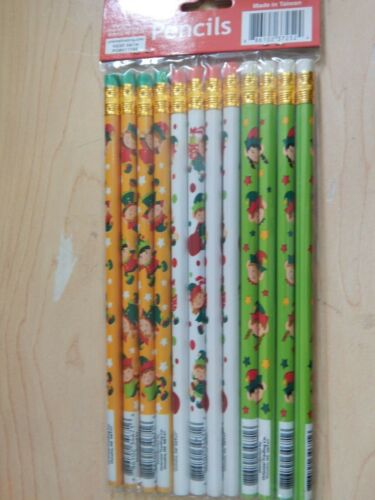 Details about   Elf Pencils Christmas Elves Pencils Party Favor 12ct Stocking Stuffers 