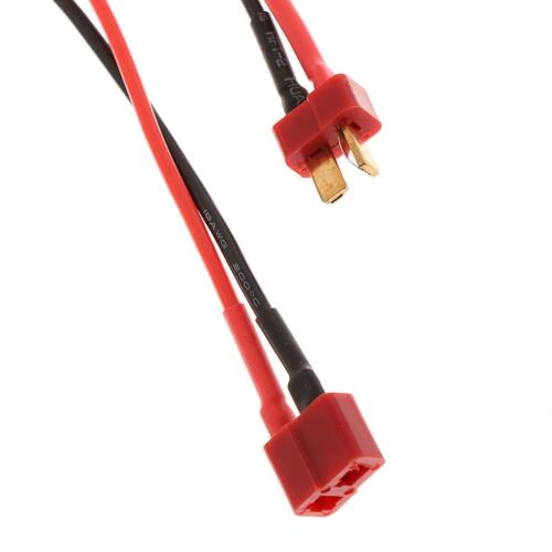 RC Model Battery Switch T Plug with 18AWG 400mm Extend Wire for ESC Motor