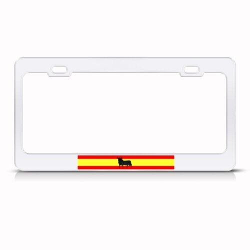 ESPANA SPAIN MATADOR Metal License Plate Frame Tag Holder