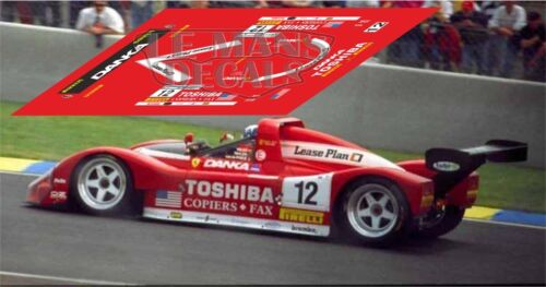 Calcas Ferrari 333SP Le Mans 1998 1:32 1:43 1:24 1:18 slot decals
