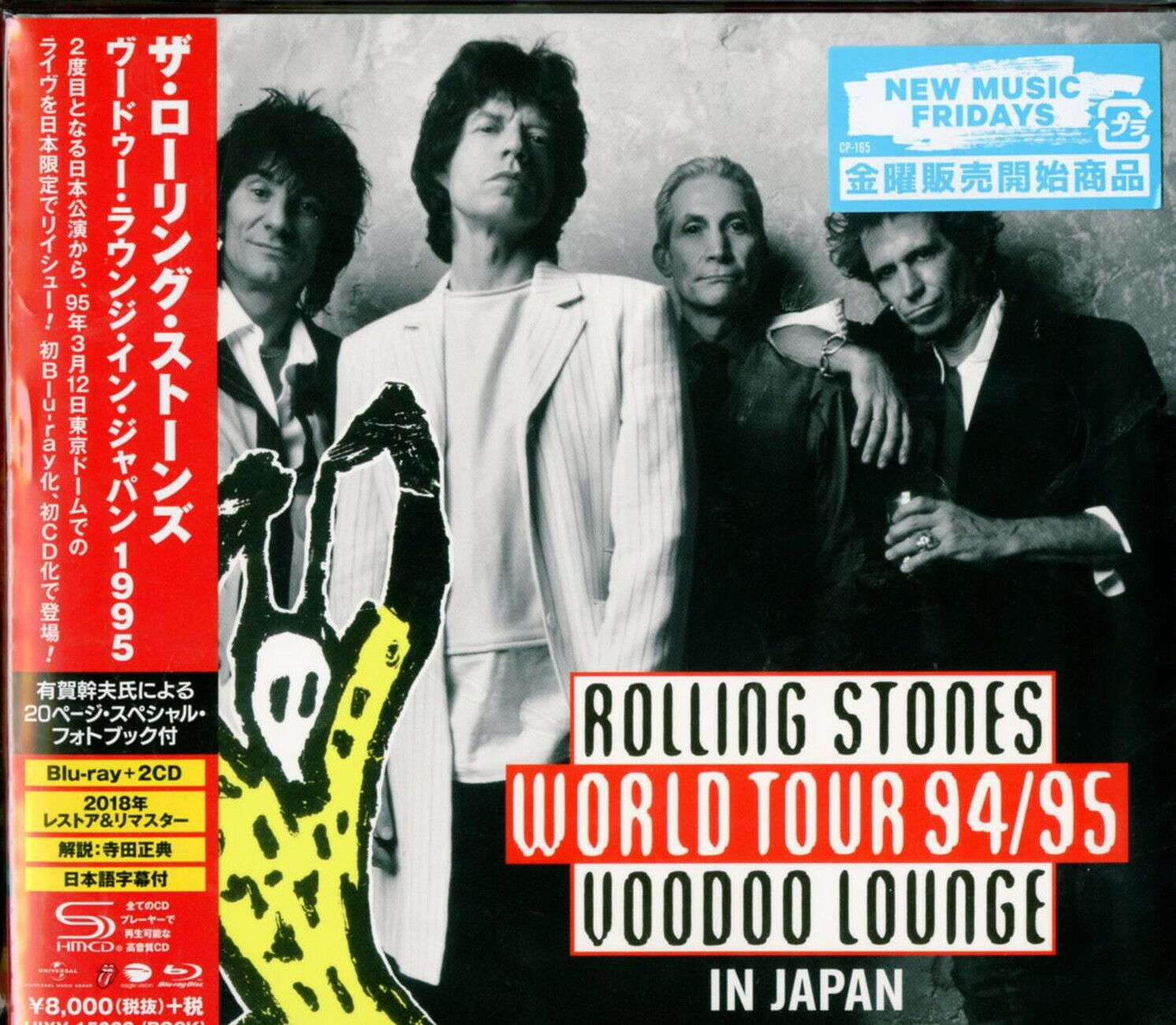 Rolling Stones-Voodoo Lounge Tokyo 1995-JAPAN Blu-Ray + 2 Shm-Cd+Book U00 Qd Ograniczona SPRZEDAŻ, wyprzedaż