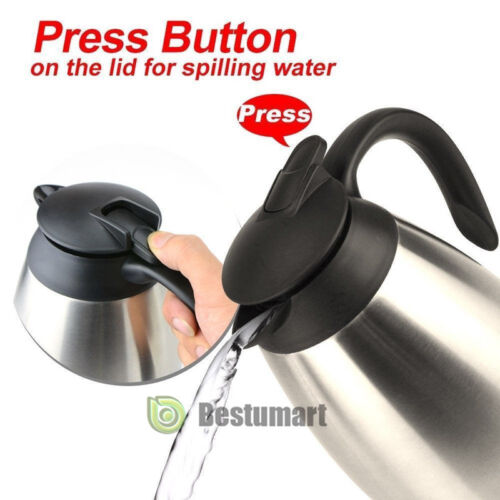 68oz//2L Stainless Steel Vacuum Insulated Thermal Carafe Coffee Pot Water Pitcher