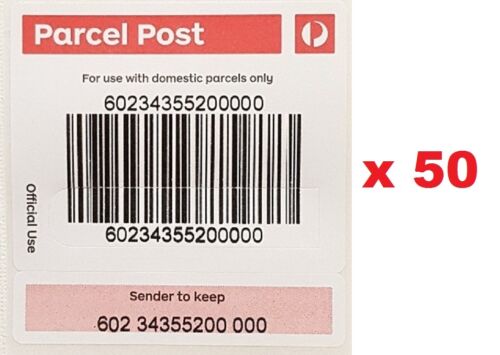 Australia Post Regular Parcel Tracking Labels for Domestic Parcels 5//10//25//50