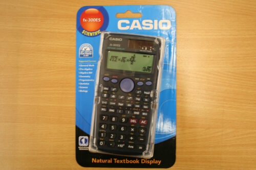 Casio FX-300ES Scientific Calculator Algebra Brand New Geometry,Biology