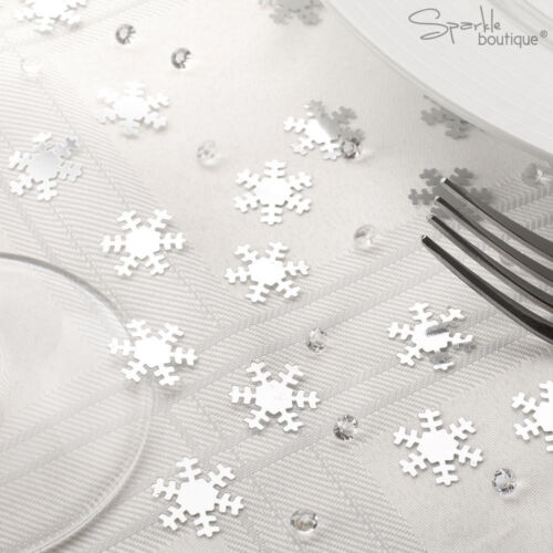 Snowflake//Christmas Table Confetti /& Crystals Winter Wedding Scatter//Decoration