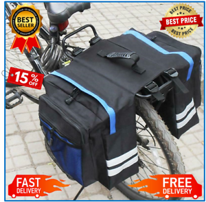 Bicycle Rear Traveling Carrier Bag Rack Bike Trunk Luggage Pannier Cycling New