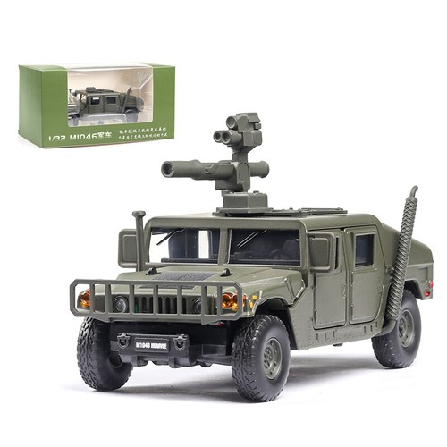 1:32 HMMWV M1046 Humvee Military Armored Vehicle Model Car Diecast Gift Green
