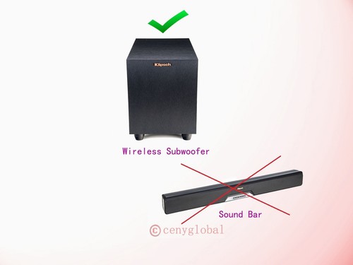 AC Power Adapter for Klipsch RSB-6 /& RSB-8 Reference SoundBar Wireless Subwoofer