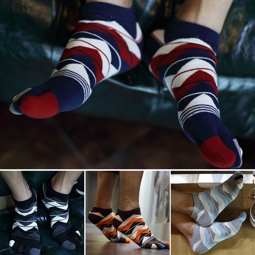Hot Sale New Men/'s Women/'s Socks Cotton Sports Five Finger Socks Toe Socks nh
