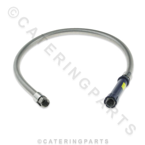 T/&S UK-0040-H METAL BRADED 1//2/" PRE-RINSE SHOWER HOSE 40/" LONG C//W BLUE HANDLE