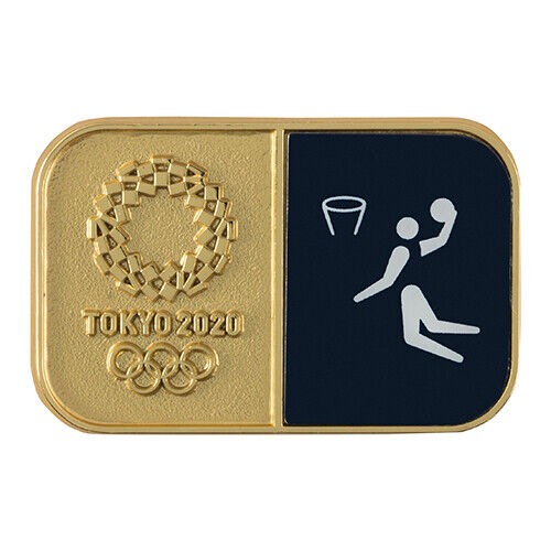 Tokyo Olympics 2020 Olympic Sport Pictogram Basketball Pin Badge JAPAN 