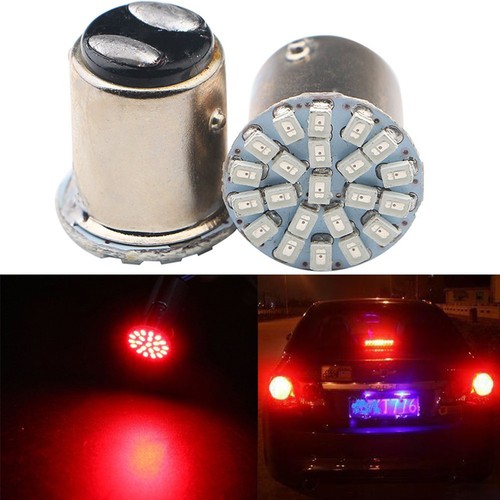 2x Red T25,1157,22,SMD LED Light Bulb Tail Break Stop Turn Signal Light UKstocks