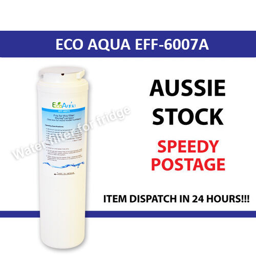 3x ECO AQUA EFF-6007A REPLACEMENT Amana Maytag UKF8001AXX Fridge Water Filter
