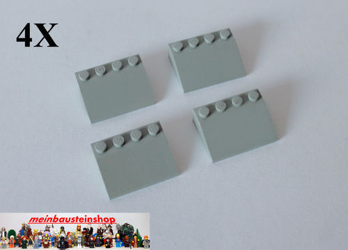 Slope 4X Lego® 3297 Basic Dachsteine Dachziegel 25° 3X4 alt Hellgrau Roof 