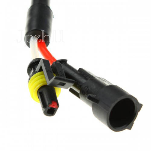 2x HID D2S D2R D2C Bulbs Ballast Harness Converter Socket Adapter Wire Cable #jp