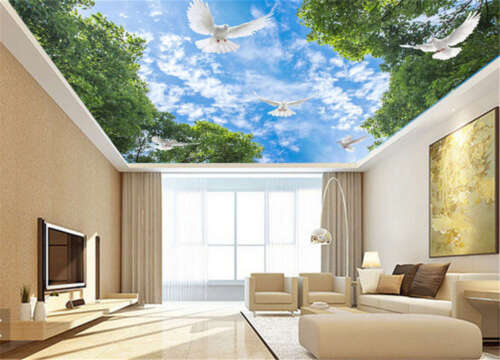 Abstract Sober Sky 3D Ceiling Mural Full Wall Photo Wallpaper Print Home Decor