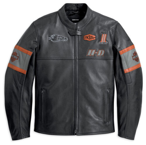 Harley Davidson Screaming Eagle Men/'s Motorcycle Motorbike Leather Jacket