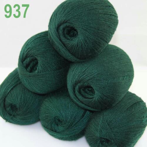 6balls x 50gr Soft Crochet Acrylic Wool Cashmere Hand Knitting Yarn Knitwear 37 