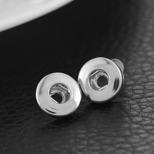5 Paire Boucles d/'oreilles Clou Bouton Mode Famme Bijoux Argent mat 12mm