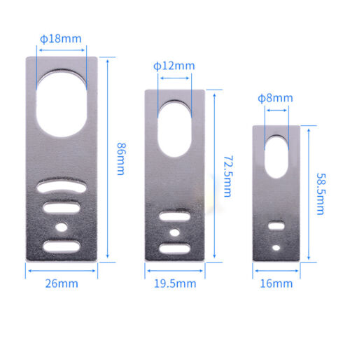 8mm 12mm 18mm Banner Mounting Bracket for use with Photoelectric Sensor 