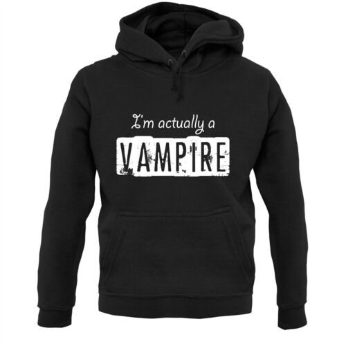 Regalo En realidad soy un vampiro-Sudadera Con Capucha//Con Capucha Vampiros Disfraz Halloween -