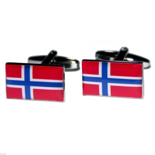 Norway Flag Cufflinks Presented in a Box X2BOCF042