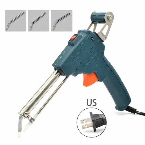 60W Hand-held Solder Tin Gun Auto Send Tin Heat Gun Soldering Station Weld @1