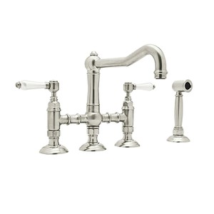 rohl country kitchen bridge faucet rohl a1458ws polished nickel 3 leg bridge country kitchen rohl country kitchen bridge faucet rohl a1458ws polished nickel 3 leg bridge country kitchen