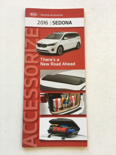 2016 Kia Sedona Van Original Factory Car Accessories Brochure