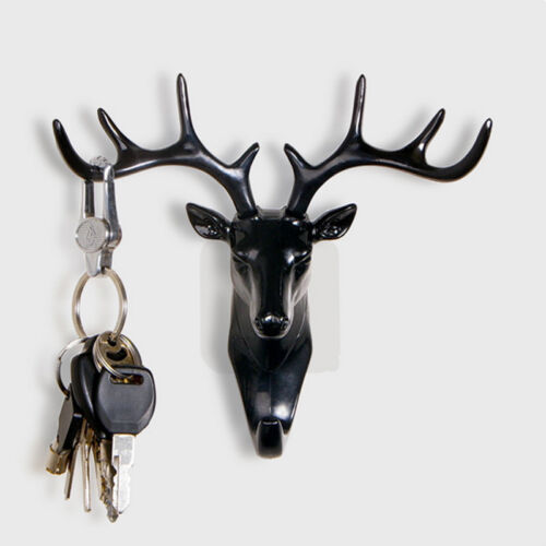 Deer Antlers Wall Hook Animal Hanger Holder Coat Hat Key Hanging Rack Hook Decor 