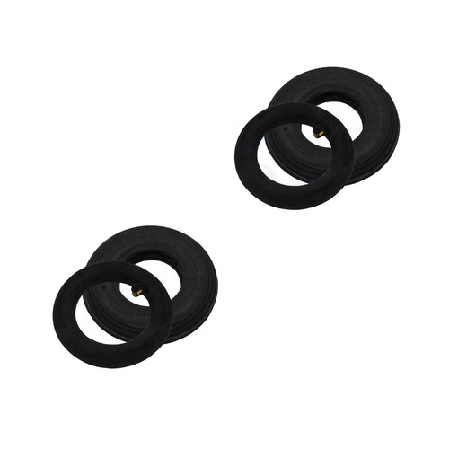 Schlauch 200x50 8x2 2PR Ventil 90//90° Sackkarre Slippräder 2 Set Reifen