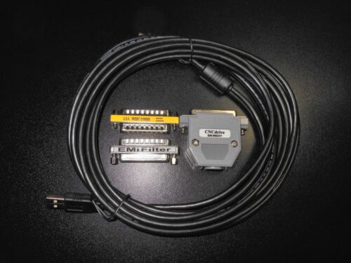 UC-100 USB Controller 15ft Double Shielded Cable & DB25 EMI Passthrough Filter 