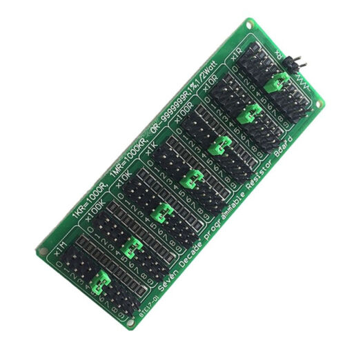 1R 9999999R Sieben Decade Step Programmierbar Resistor Tafel 1R,1%,1/2 Watt AHS 