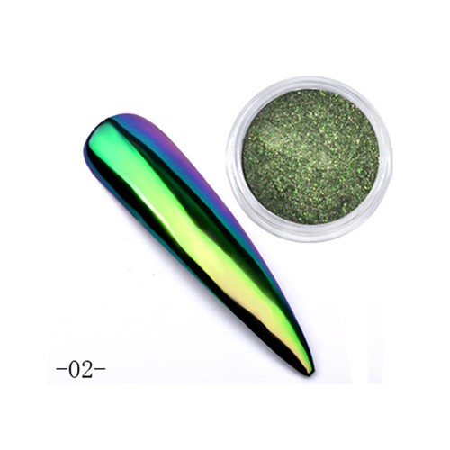 New Pearl Effect Neon Mirror Chrome Powder Nail Art Mermaid Pigment Dust USA