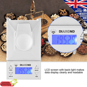 20g//0.001g Milligram LCD Screen Digital Jewelry Diamond Kitchen Scale Weight