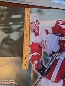 NHL 2K (Sega Dreamcast, 2000) Poster Only GREAT Condition. NOS